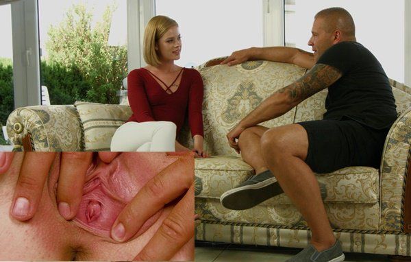 Красотка девственница не видела члена ни разу, а только целовалась!